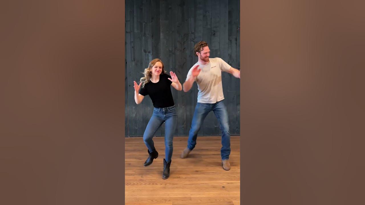 EVERYBODY CUT FOOTLOOSE 🎉 Tutorial is UP! 😆 #kingandqueenofcountryswing #grantandshalee