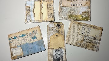 Glue Book Page Ephemera