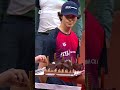 Novak djokovic gets his 37th birt.ay cake 