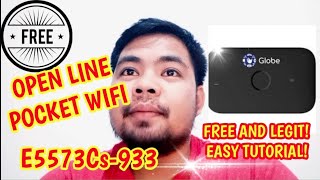 HOW TO OPENLINE POCKET WIFI E5573Cs-933 | Easy Tutorial!