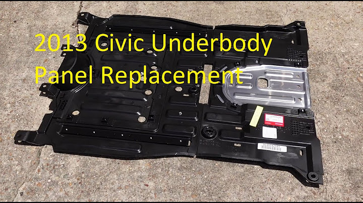 2022 honda civic lower engine cover