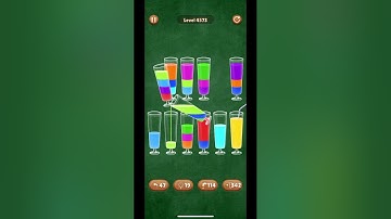 A relaxing Water Sort Puzzle level 4573 gameplay