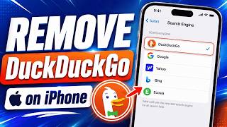 How to Remove DuckDuckGo from iPhone | Change Search Engine