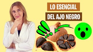 INCREÍBLES BENEFICIOS del AJO NEGRO | Propiedades del ajo negro | Alimentación real saludable