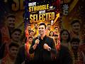 ✨ कल struggle था... आज Selected है 🏆 #Consistency #Selected