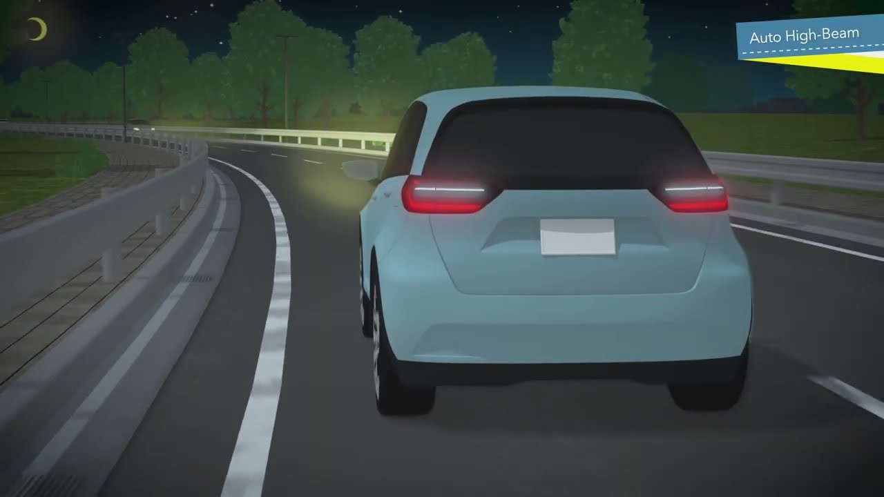 Honda SENSING - Auto High Beam Assist - YouTube