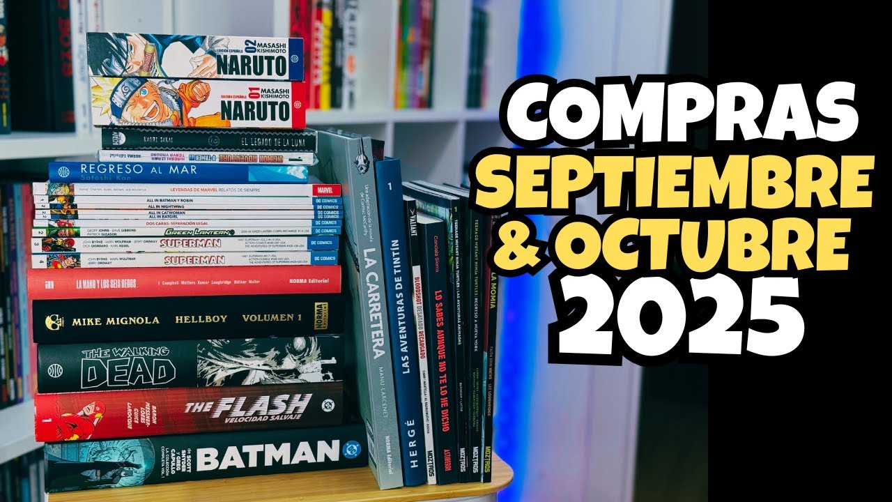 📚COMPRAS DE CÓMICS Y MANGA #14 | SEPTIEMBRE Y OCTUBRE 2025 | ¡VAYA REGALAZOS!
