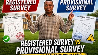 Registered Survey Vs Provisional Survey - The One That Can Save Your Land 