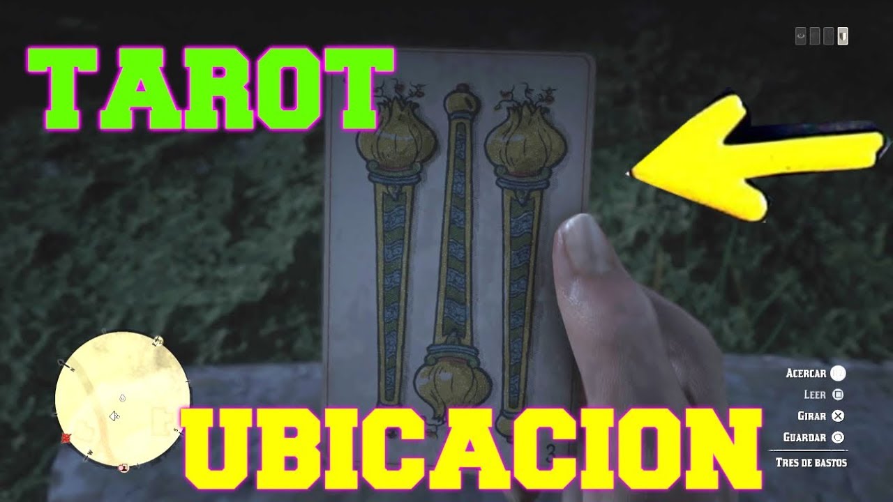 UBICACION CARTA DEL TAROT COLECCIONABLE RDR2 Tarot Cards Red Dead