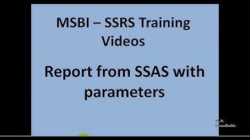 MSBI - SSRS - Report from SSAS with parameters