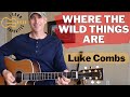 Where the wild things are  luke combs  guitar tutorial