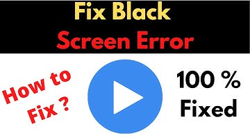 Fix MX Player App Black Screen Error Problem Solved in Android - MX Player App screen issue solved