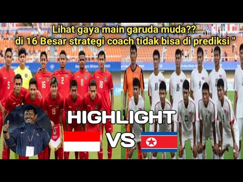 [TIMNAS] HIGHLIGHT⁉️INDONESIAN🇲🇨 VS 🇰🇵KOREA NORTH. ASIAN GAMES 2023 HANGZHOU #koreautara #football