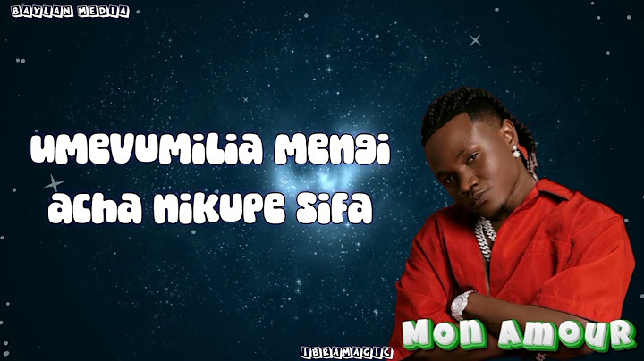 Rayvanny Feat Mbosso - Mon Amour (Official Lyrics Video)