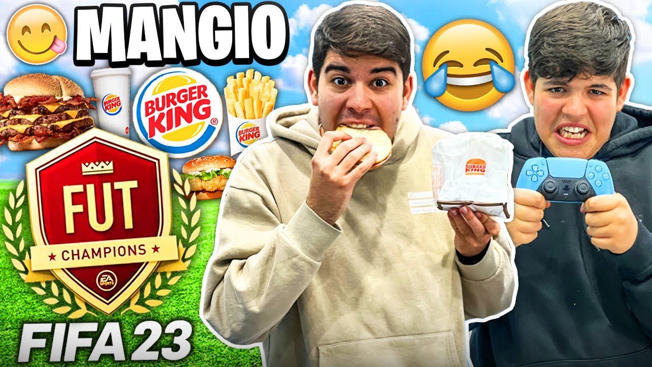 🍔🍟 MANGIO BURGER KING per OGNI GOL SUBITO da CHRISTIAN in WEEKEND LEAGUE!! FIFA 23