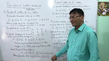 Reciprocal Lattice Vector-Application (l-2)