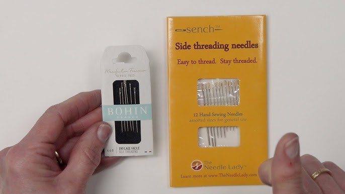 How to use a self threading needle, Embroidery tricks and tips