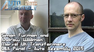 Simon Furman and Andrew Wildman Marvel UK Transformers Q&A Panel   Auto Assembly 2015