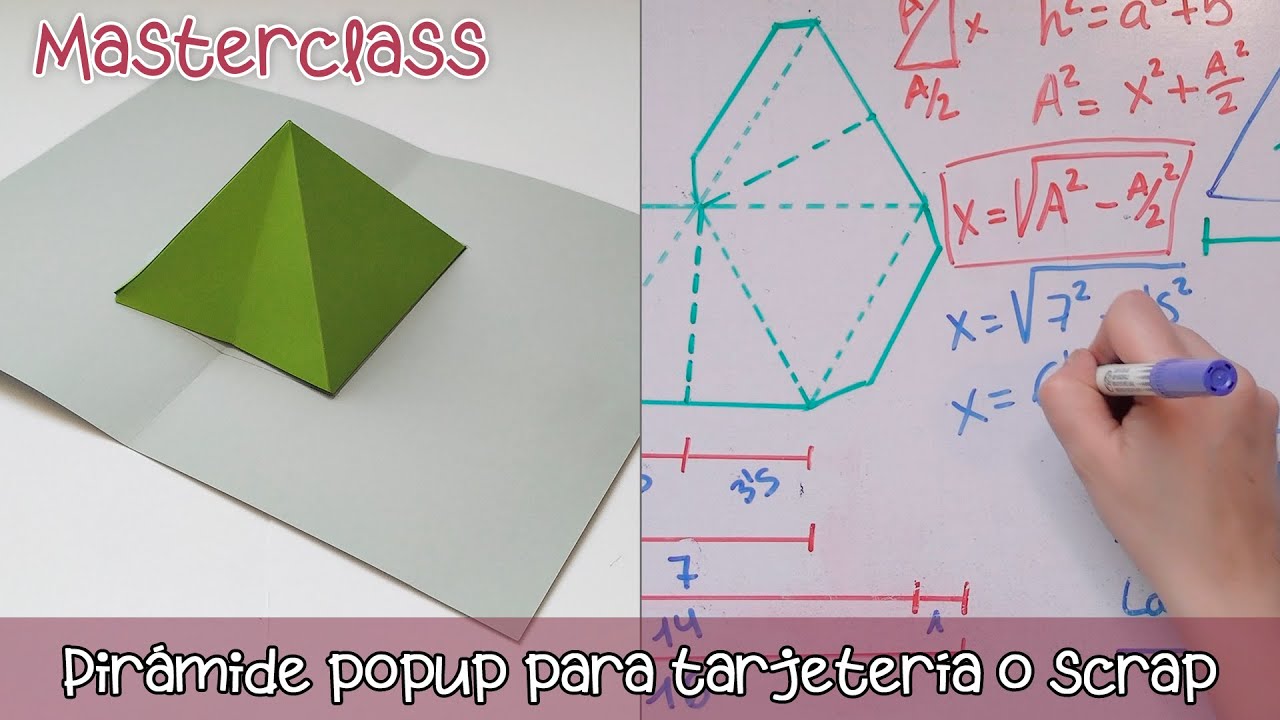 MASTER CLASS: Pirámide Popup 🏠 EN CUALQUIER MEDIDA 📐✏️