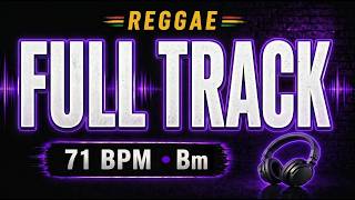 Reggae Backing Track in B Minor (71 BPM) - Full Instrumental Jam Track | [Tagada Skank]