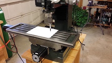 ENCO RF45 CNC Conversion - First 3 axis motion test