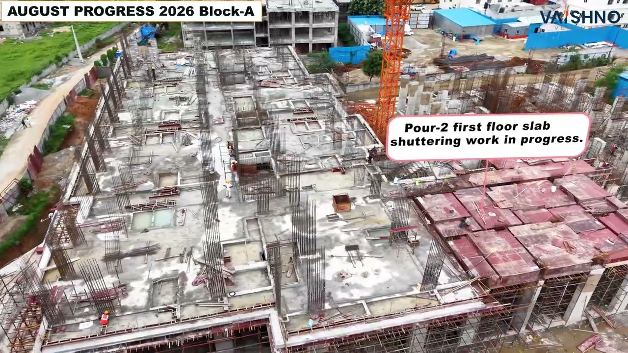 August 2026 site progress