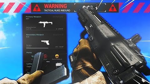 BEST MP7 CLASS SETUP after UPDATE 1.10 (BEST MP7 CLASS in MODERN WARFARE)