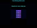 16 Premium Glass 3D Menu UI 💎 HTML CSS Animation #shorts