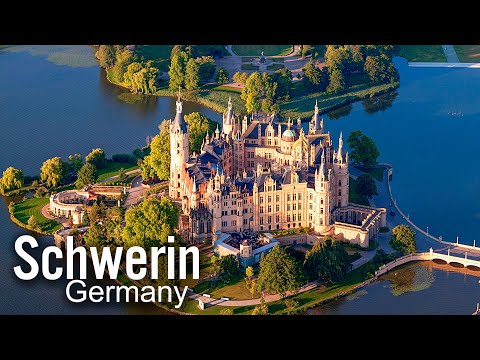 Schwerin, Germany walking virtual tour of Gardens of Schwerin Castle