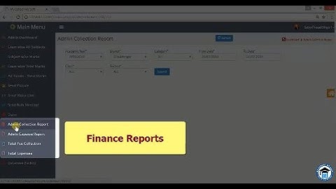 Admin Dashboard Part  3  | Online & Offline ERP School Software | My School My Software | 9550201984