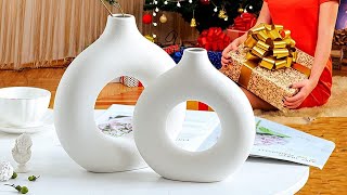 White Ceramic Vase Set 2 Review: Elevate Your Home Decor! [2025]