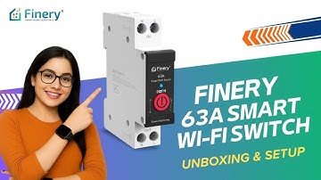 How to setup finery 63A Smart WiFi Switch with Energy Metering App for Android & iOS