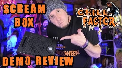 Scream Box - Fright Props - Demo Review Unboxing - Complete Haunted House Sound System