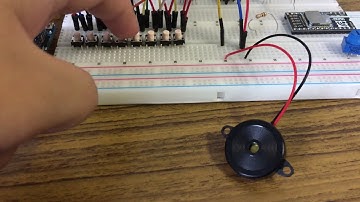 Arduino スイッチとスピーカー 電子ピアノ風