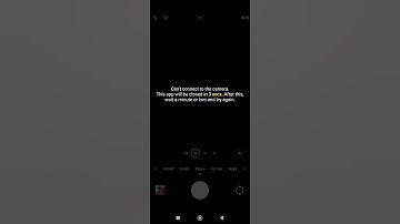 Cant Connect to the camera this app will be closed in seconds - Redmi Note 13 Camera Problem Solve