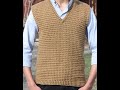 How to Crochet Gents Sweater/Men Sweater easy pattern (PART-1)