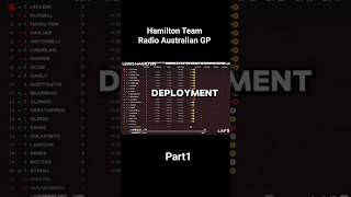 Hamilton Team Radio Australian GP Part1