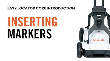 MALÅ Easy Locator Core: Inserting Markers