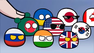 Countryballs vs Finger || Animation vs Animator