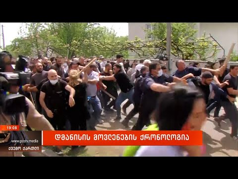 დმანისის მოვლენების ქრონოლოგია