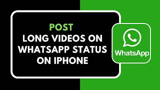 HOW TO POST LONG VIDEOS ON WHATSAPP STATUS ON IPHONE screenshot 4