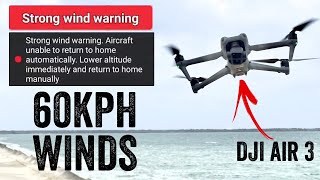 DJI Air 3: Crazy Wind Storm Test (Tons of Footage)!