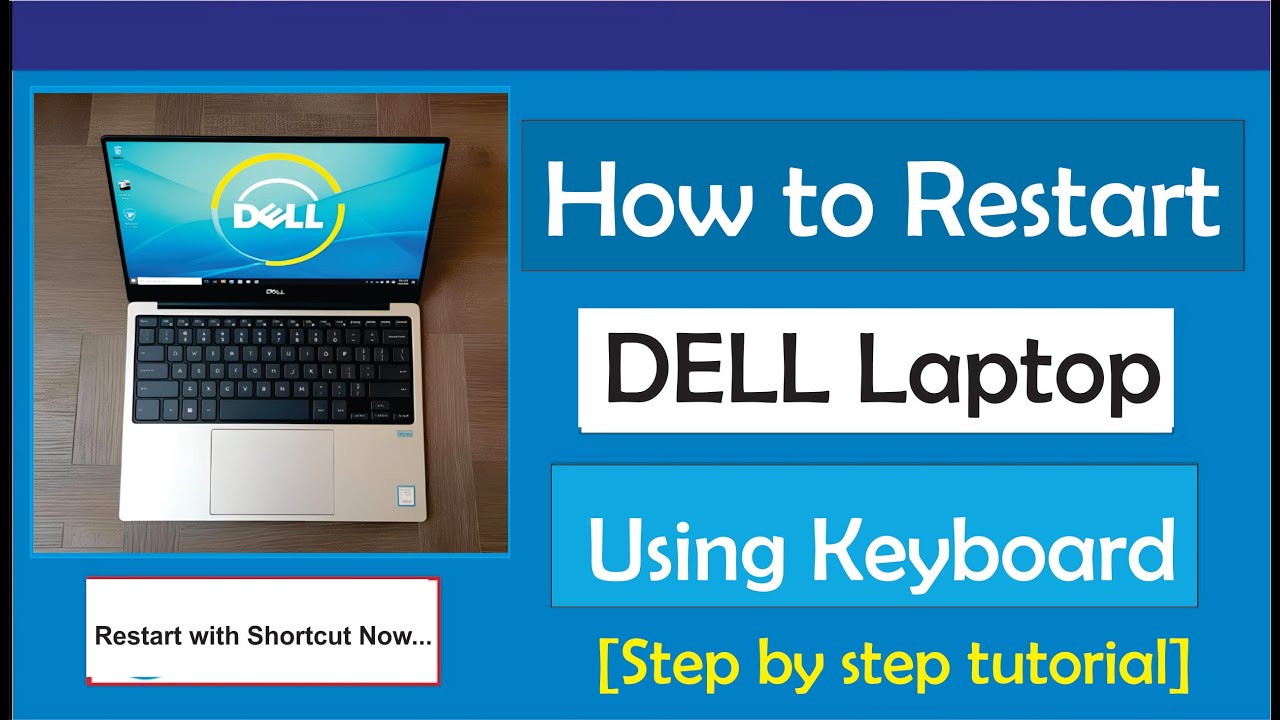 How to Restart Dell Laptop using Keyboard - YouTube