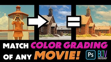 Photoshop: Match Color Grading of MOVIES to Photos.
