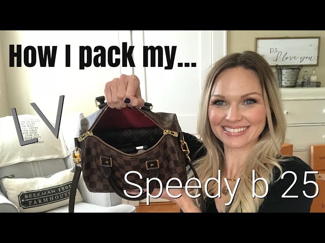 Packing My LV Speedy B 35 for an Overnight Stay! 🧳 😃 🏨 