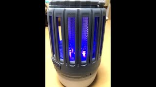 小型　電撃殺虫器　30分間テスト　さて蚊は殺虫できるのか？