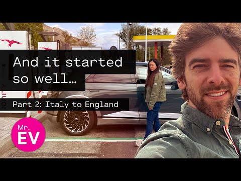 Ioniq 5 Euro Roadtrip Part 2: Italy to England with a Grumpy Family