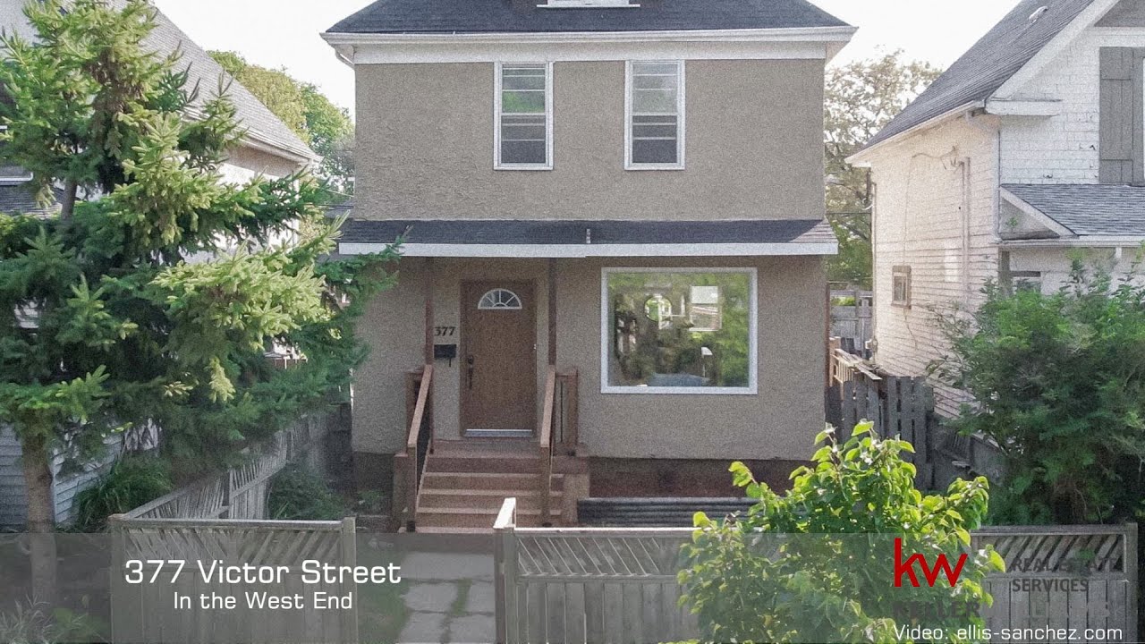 House for sale at 377 Victor Street in the West End Winnipeg YouTube