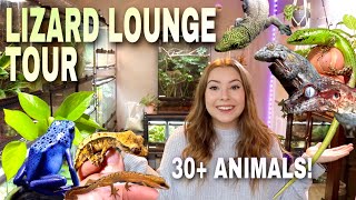 INCREDIBLE REPTILE ROOM TOUR! (30+ Animals!)