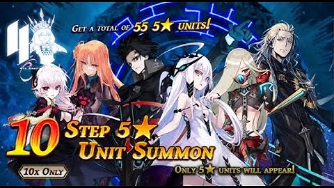 Alchemist Code - 10 Step 5 star only summon